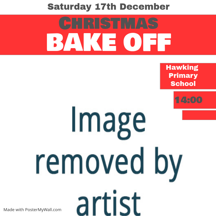 Copy of christmas bake off PosterMyWall