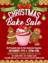 8 750 Christmas Bake Sale Customizable Design Templates Postermywall