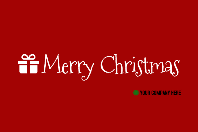 Christmas Banner template