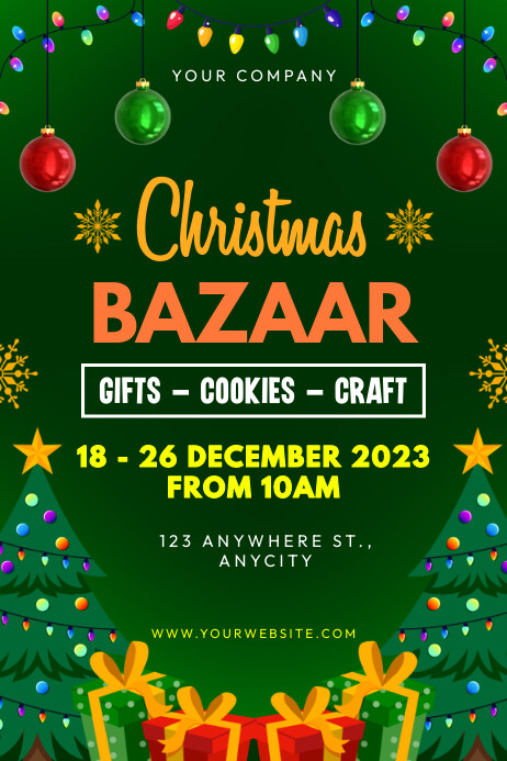 Christmas Bazaar Template | PosterMyWall