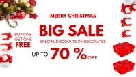 CHRISTMAS BIG SALE 70 % OFF Blog Header template