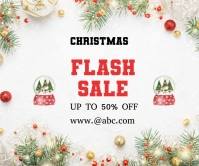 christmas big sale templates Large Rectangle