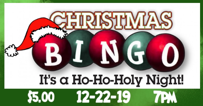 Christmas Bingo template