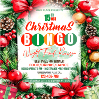 Christmas Bingo Wpis na Instagrama template