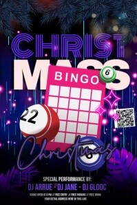 Christmas Bingo Night Template | PosterMyWall