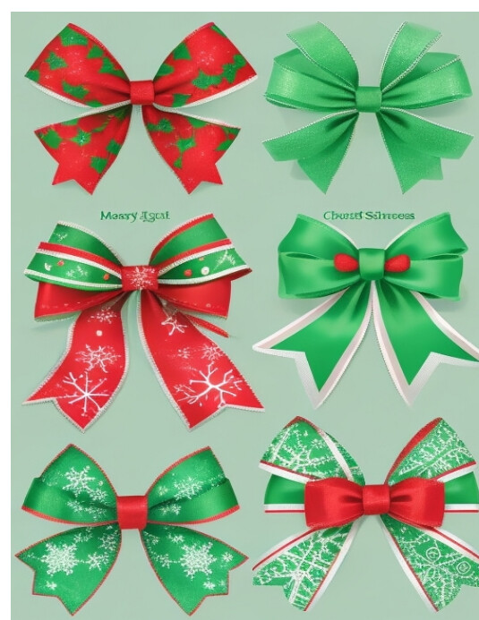Christmas bows Template PosterMyWall Christmas bows Template PosterMyWall