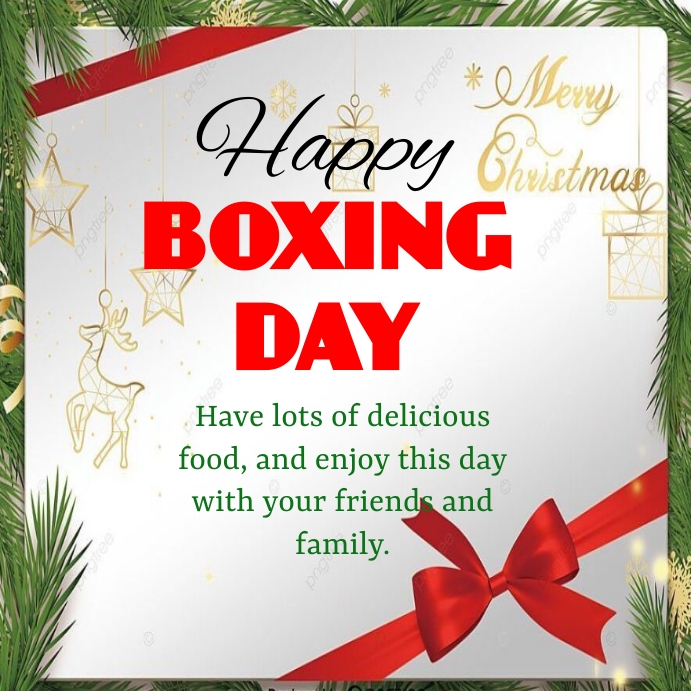 Christmas/Boxing Day Template PosterMyWall