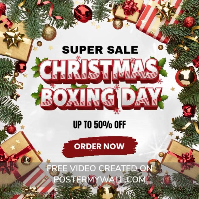 Copy Of Christmas Boxing Day Sale PosterMyWall copy-of-christmas-boxing-day-sale-postermywall