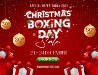 Christmas Boxing Day Sale Flyer (US Letter) template