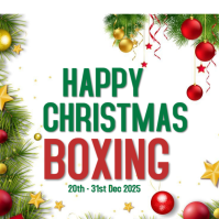 Christmas boxing flyer 徽标 template