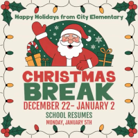 Christmas Break Flyer, School Flyer, Christmas  Flyer Template (1) Instagram na Post