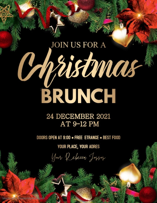 Copy of Christmas Brunch PosterMyWall