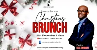 christmas brunch Facebook Shared Image template