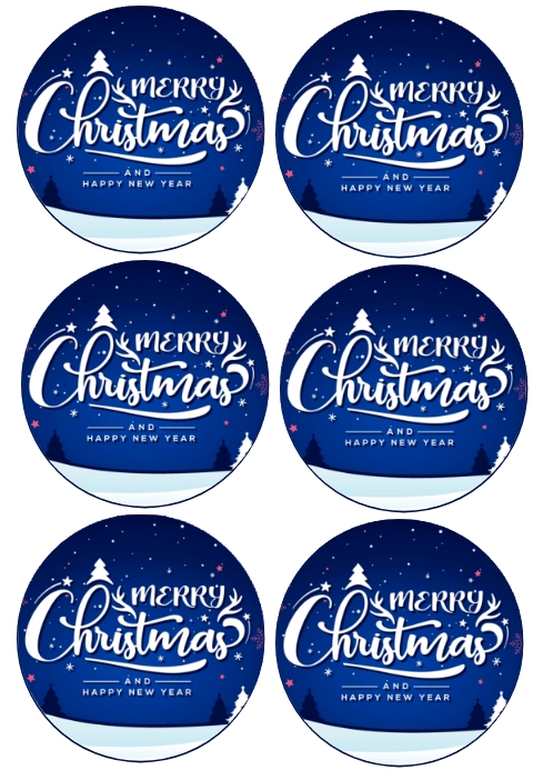 Christmas Cake Topper Template PosterMyWall