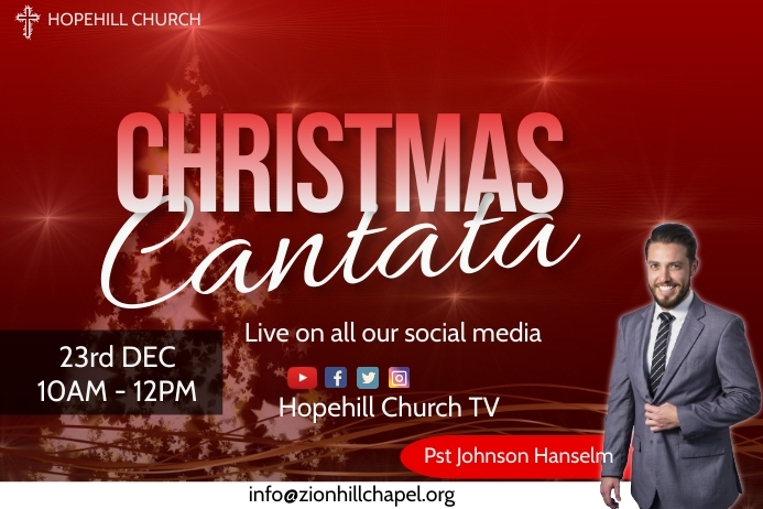 christmas cantata flyer Template PosterMyWall