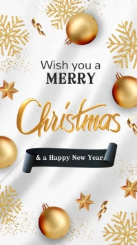 christmas card, christmas, merry christmas Instagram Story template