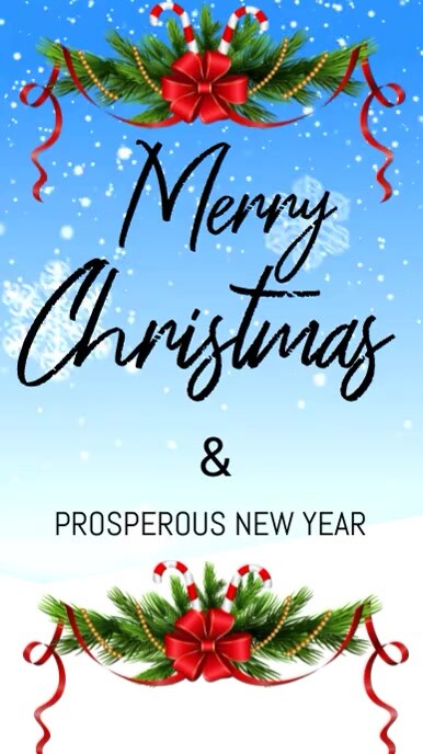 christmas card, christmas, merry christmas Instagram Story template