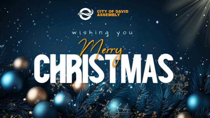 Christmas card, christmas greetings, compliment of the season, merry xmas 2024, season greetings mer Ekran reklamowy (16:9) template