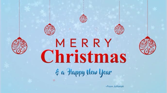 Christmas Card animation Template | PosterMyWall