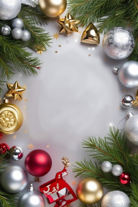 Christmas Card Background Template PosterMyWall
