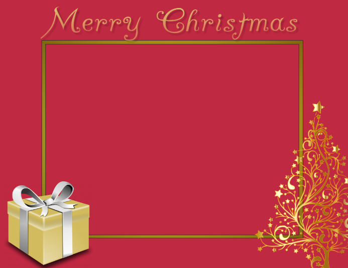 Christmas Card Border Template Postermywall
