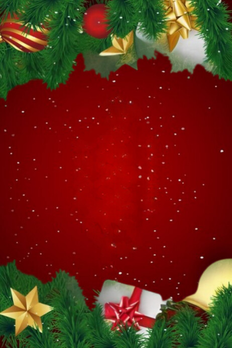 Christmas card design Poster template