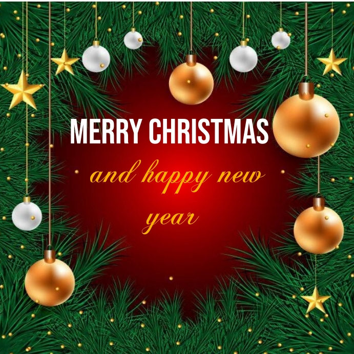CHRISTMAS CARD Template PosterMyWall