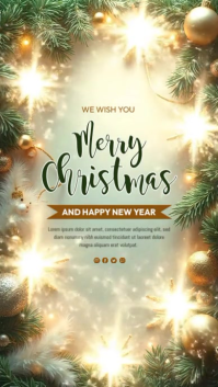 Christmas Card Instagram Story template