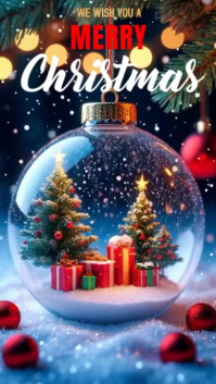 Christmas Card Instagram Story template