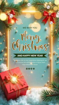 Christmas Card Instagram Story template