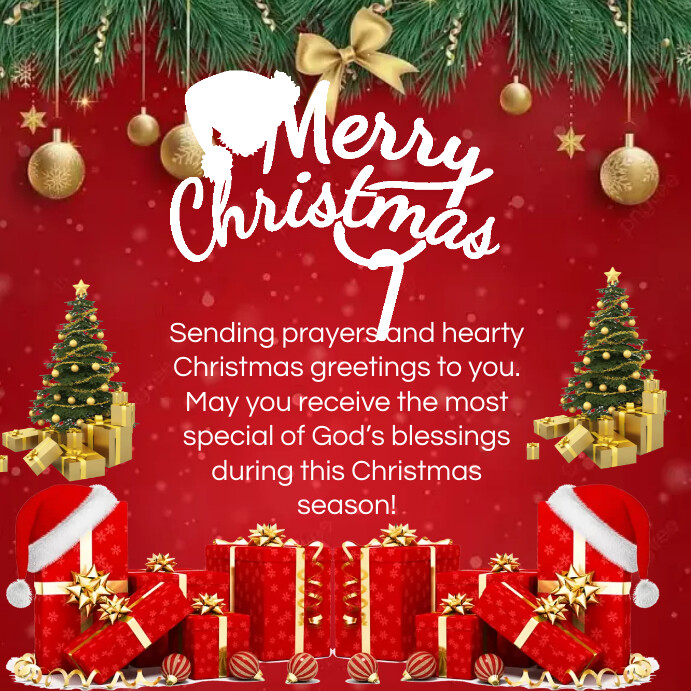 Christmas card Template PosterMyWall