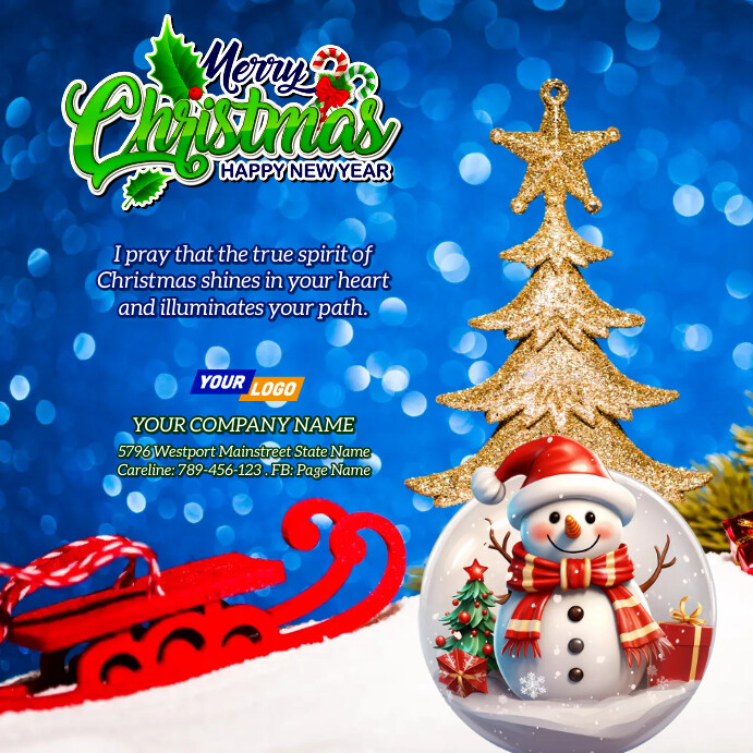 Copy Of Christmas Card Free Template PosterMyWall copy-of-christmas-card-free-template-postermywall