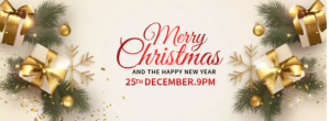 Christmas Card Template Facebook-omslagfoto