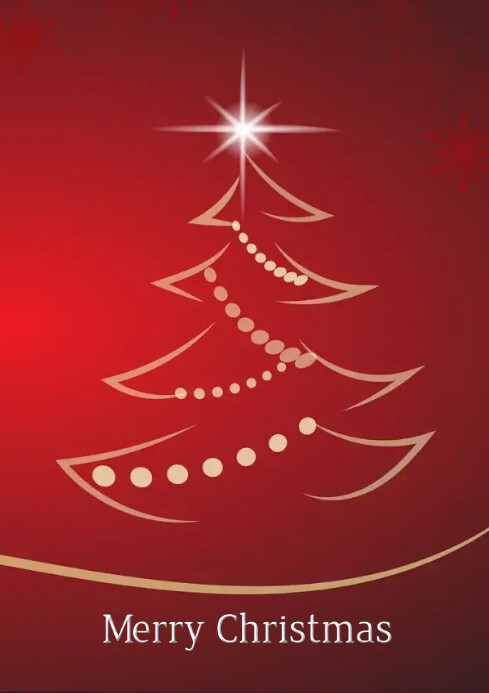 Template christmas greeting card stock vector Christmas Card Wishes Greeting message Tree Template | PosterMyWall
