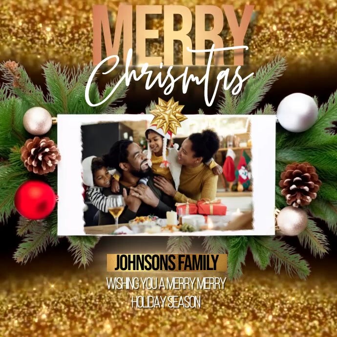 christmas card with photo space free Template | PosterMyWall christmas-card-with-photo-space-free-template-postermywall