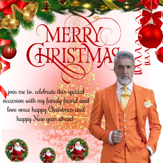 Christmas card/xmas Template | PosterMyWall