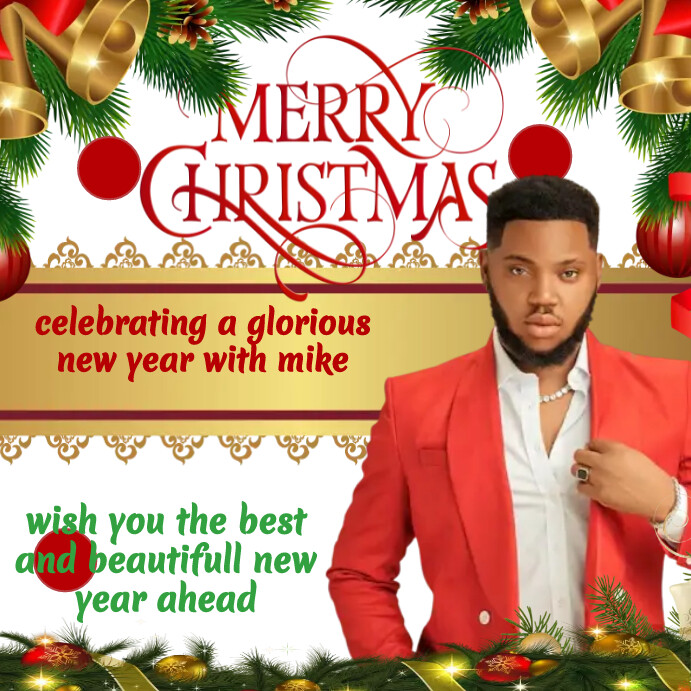 Christmas card/xmas Template | PosterMyWall