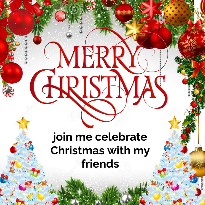 Christmas card/xmas Template | PosterMyWall