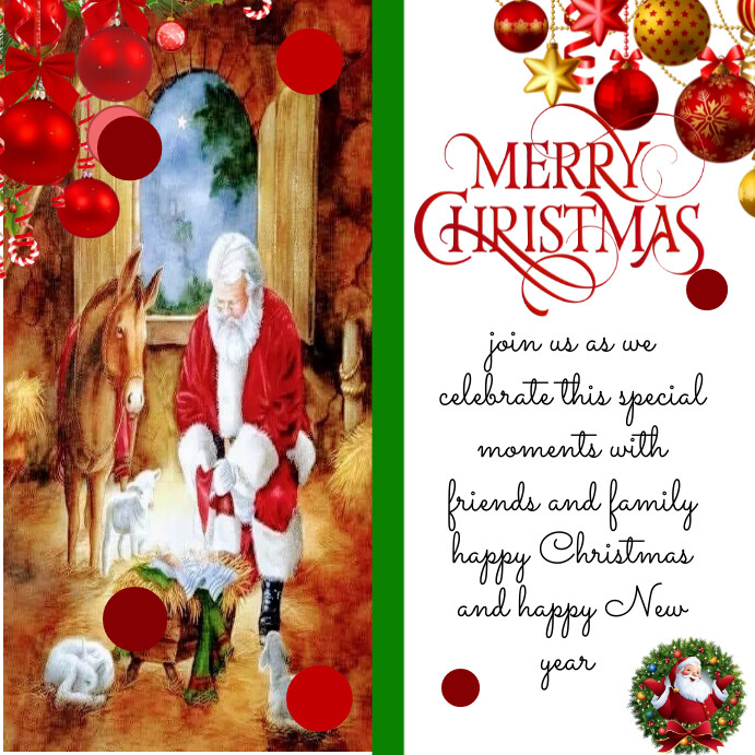 Christmas card/xmas Template | PosterMyWall