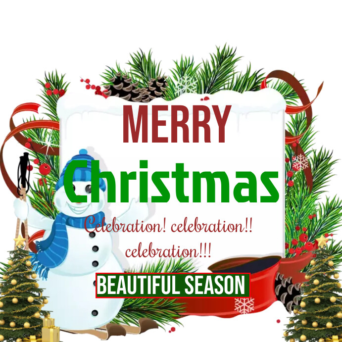 Christmas card/xmas Template | PosterMyWall