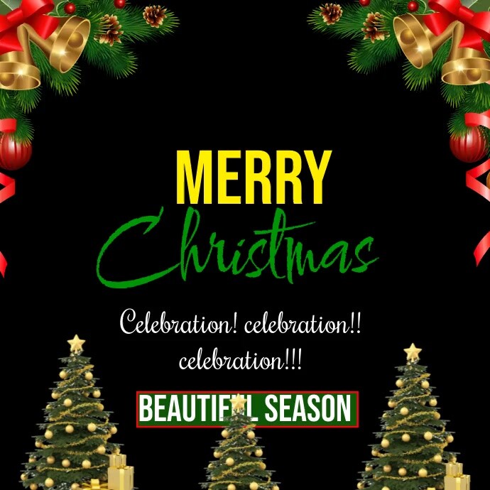 Christmas card/xmas Template | PosterMyWall
