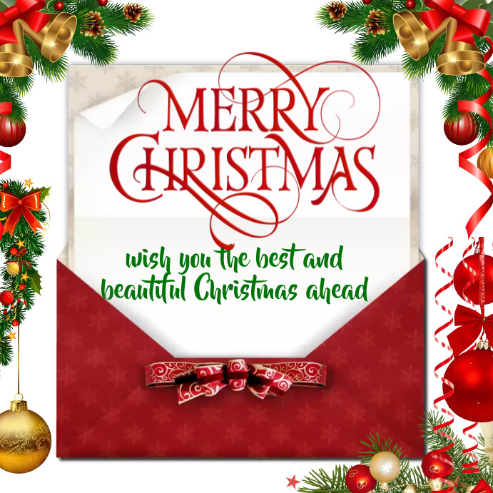 Christmas card/xmas Template | PosterMyWall