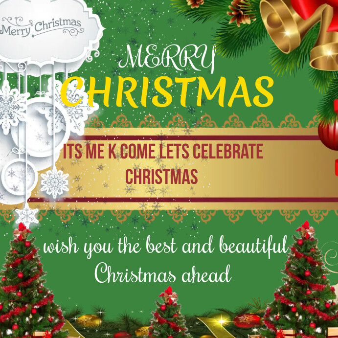 Christmas card/xmas Template | PosterMyWall