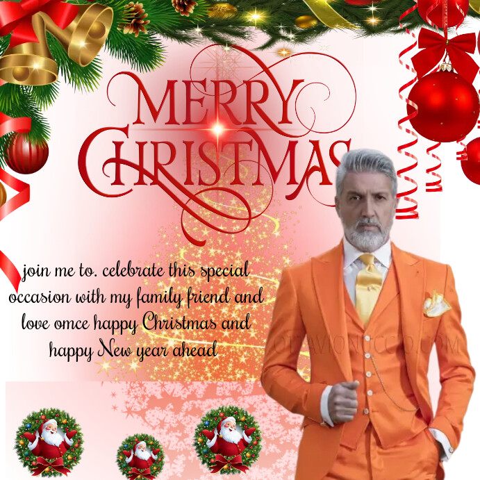 Christmas card/xmas Template | PosterMyWall