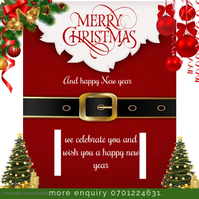 Christmas card/xmas Template | PosterMyWall