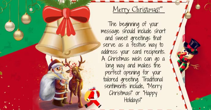 CHRISTMAS CARDS (11) Obraz udostępniany na Facebooku template