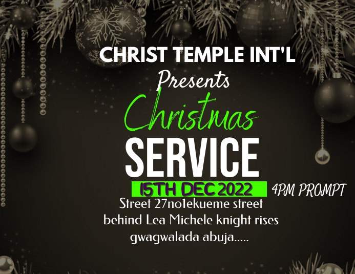 Christmas cards Pamflet (VSA Brief) template