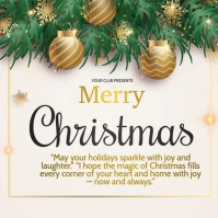 christmas cards Instagram Post template
