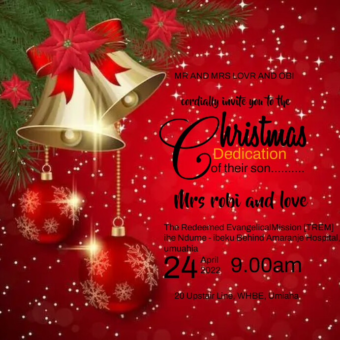 CHRISTMAS CAROL Template | PosterMyWall