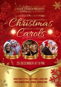 Christmas Carol A2 template